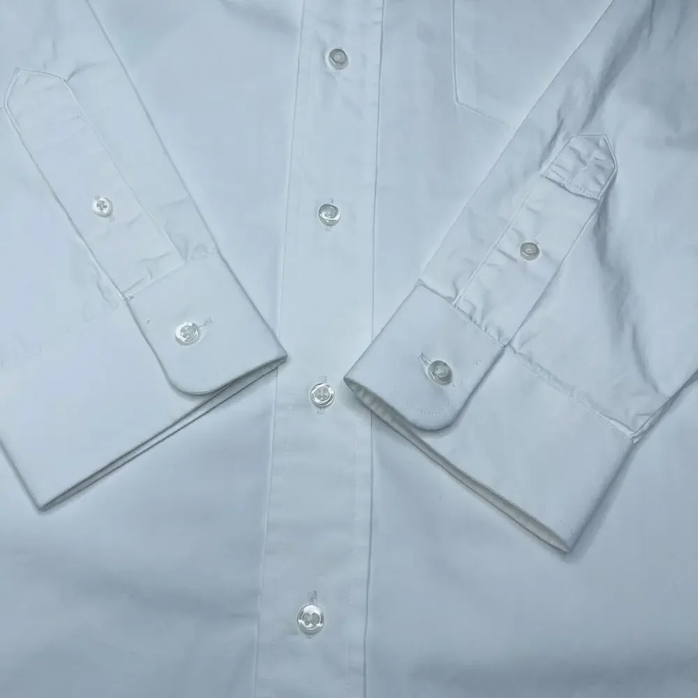 Frank & Eileen Mackenzie Shirt Button-Up One Size White Long sleeve Coastal Boho - Picture 10 of 10